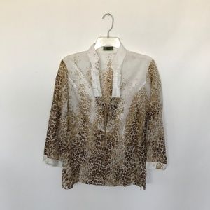 Javier Simorra Sim Sim Cotton Tunic Top Size 6